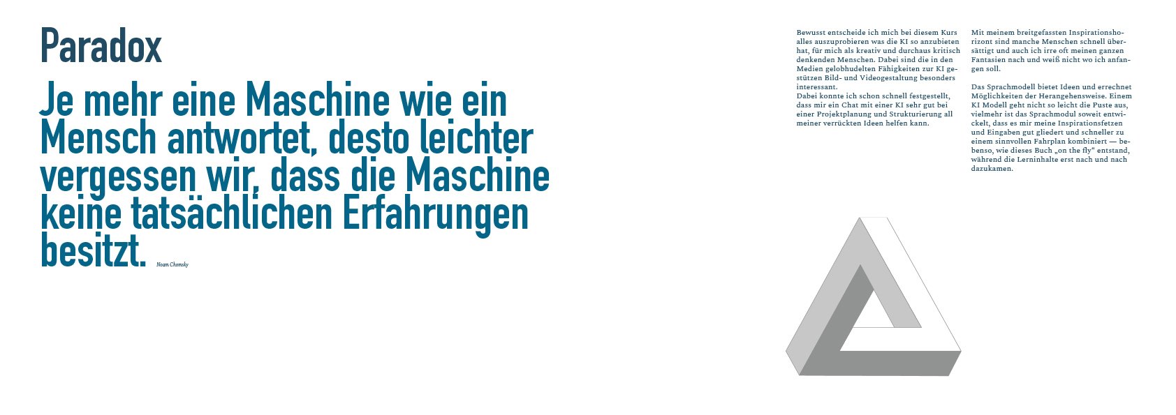 Doppelseite des Forschungsjournals