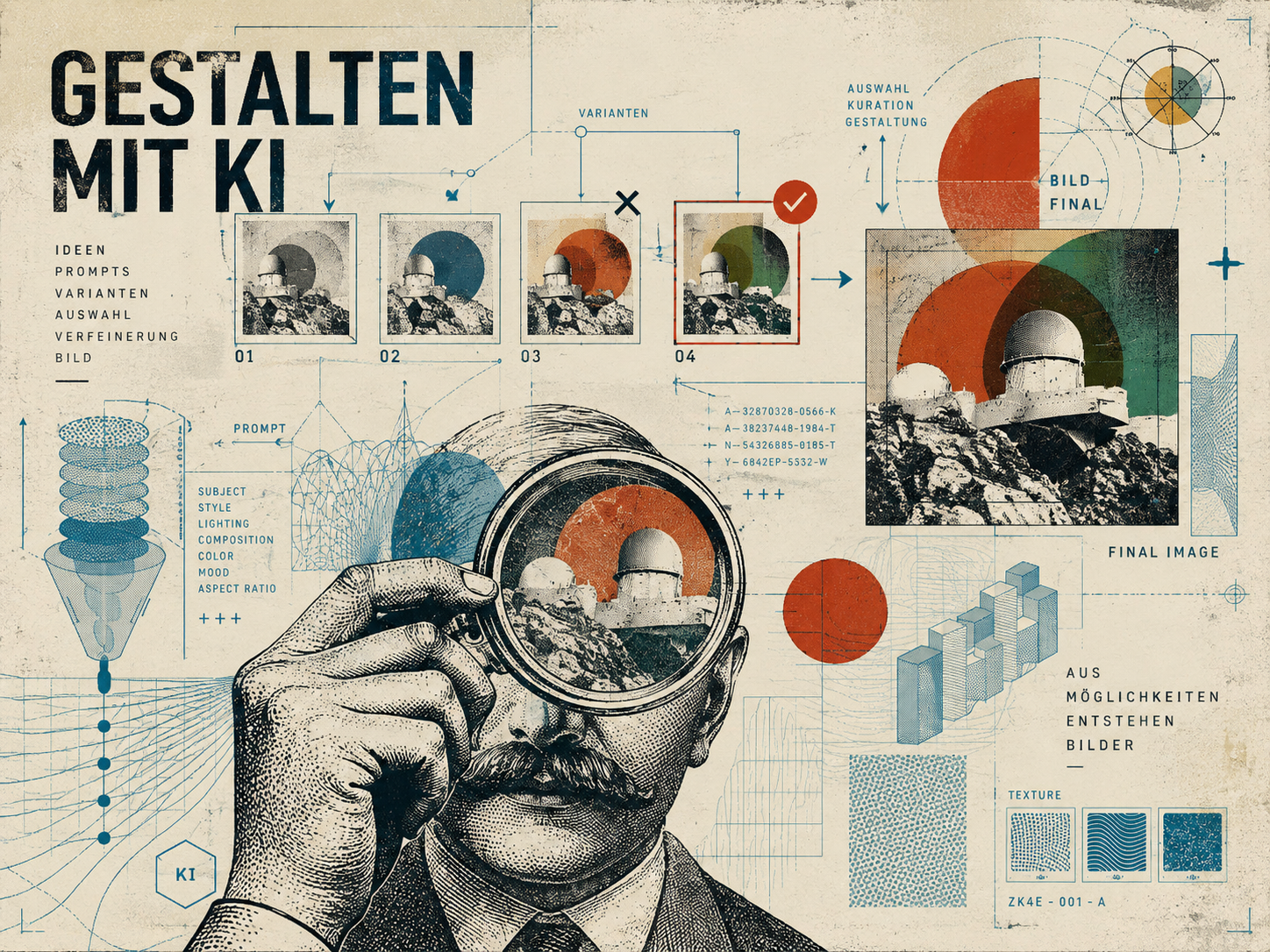 KI-generierte Bildwelt